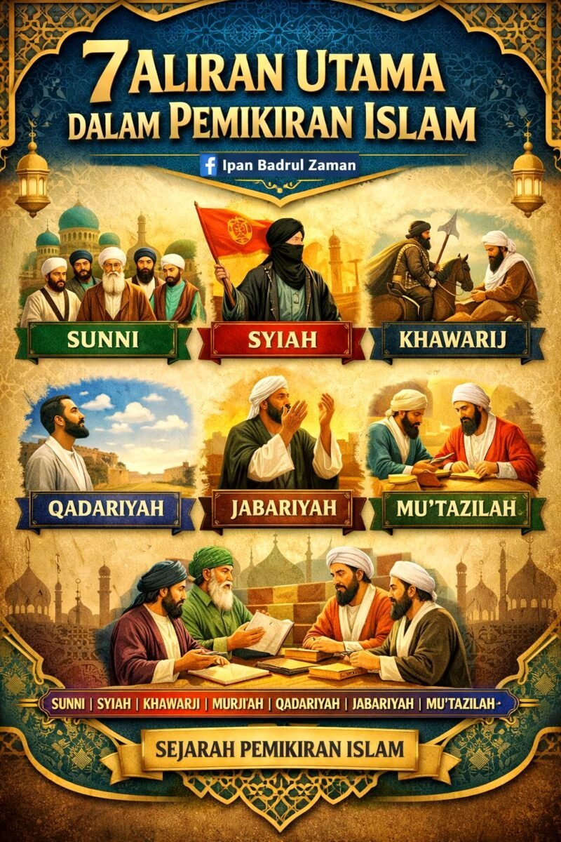 7 aliran Utama Islam 
